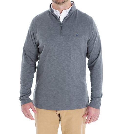 Light Grey quarter zip pullover