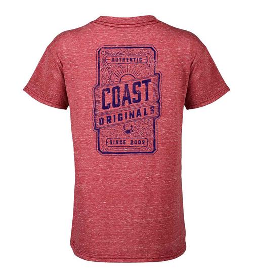 Coast Original Youth T-Shirt with screen print on back