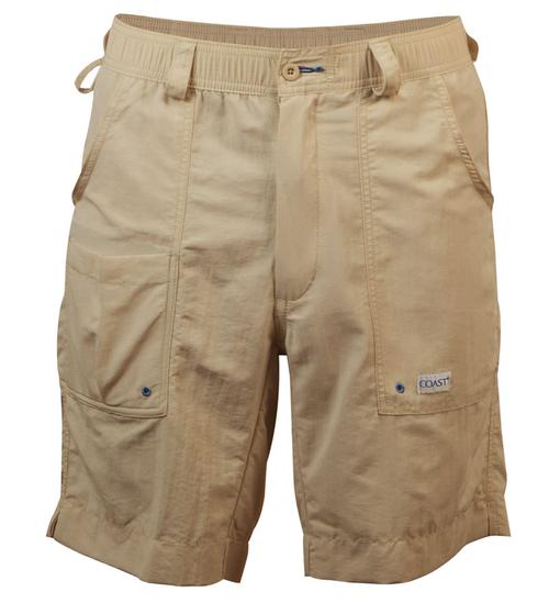 angler shorts front - quick dry