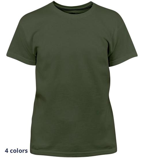 Coast Apparel Boys Solid Saltwater Tee olive front