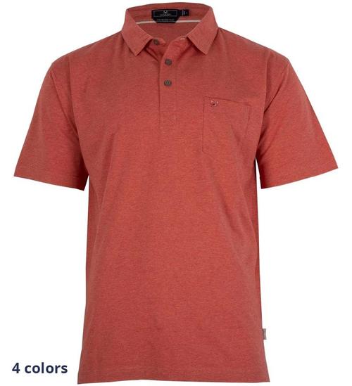 Coast Apparel Boys Skipper Polo spice heather front