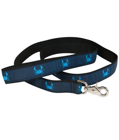 dog leash - coast crab blue pet leash