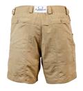 khaki 6.5" angler shorts - back