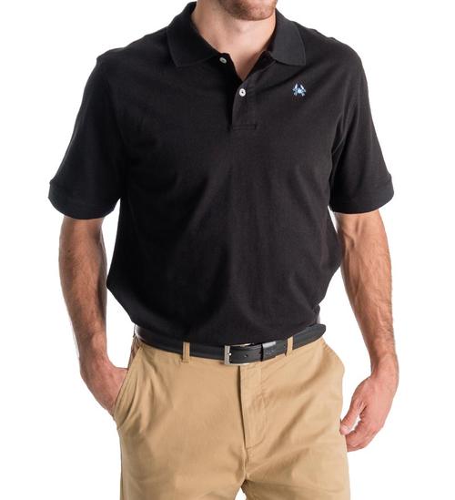 winyah mens polo - black